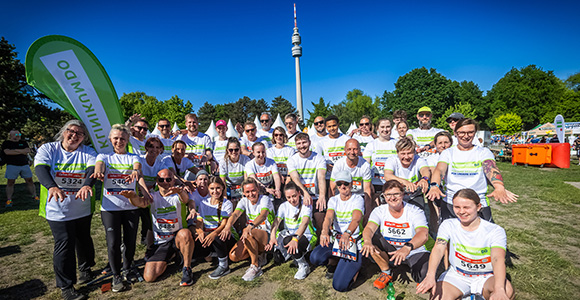 Glückliche Finisher beim B2Run Dortmund