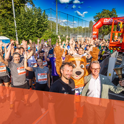 Bilder vom Start beim B2Run Stuttgart